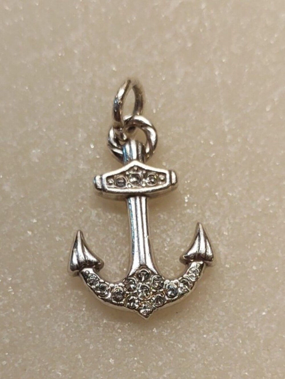 Brighton Anchor Charm Pendant With Swarovski Crystals
